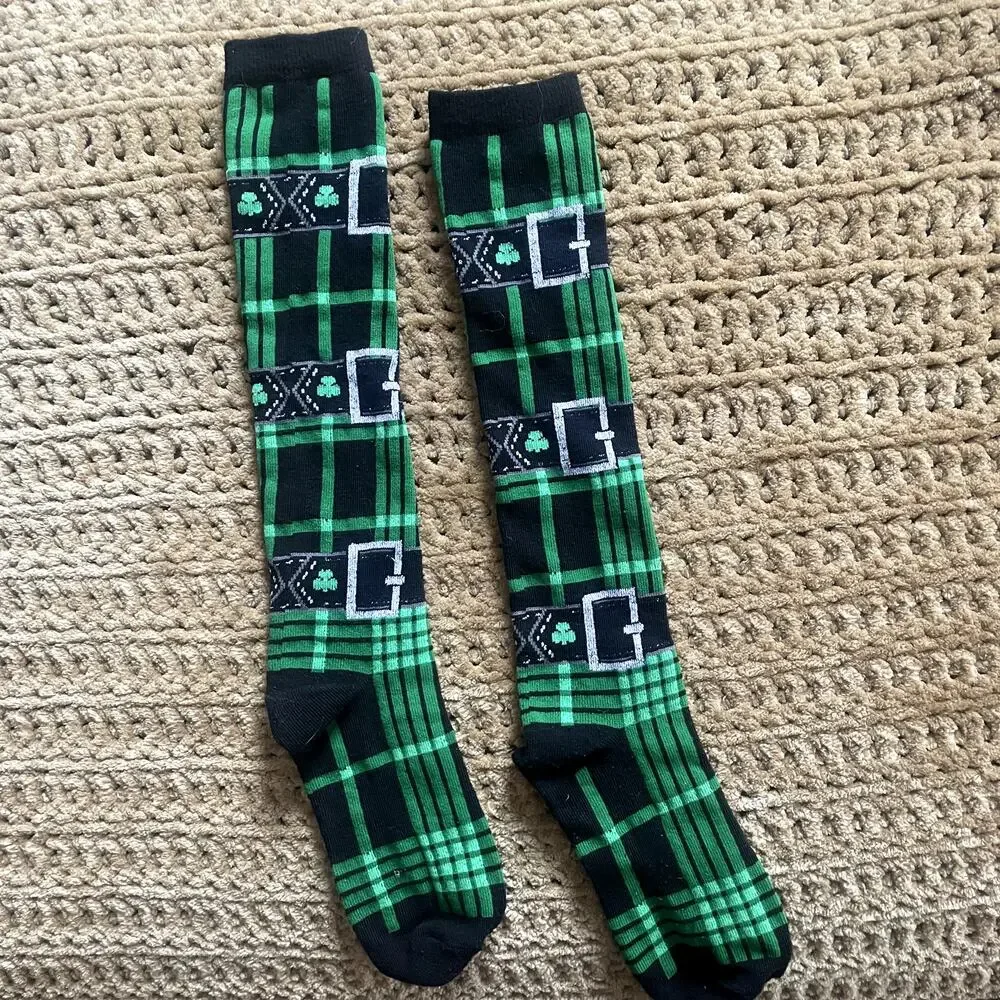 St Patrick's Day Women's Socks One size - Picture 2 of 3
